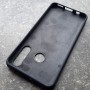 Чехол для Huawei P30 Lite, Silicone Case, темно-сине-серый