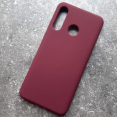 Чехол для Huawei P30 Lite, Silicone Case, сливовый