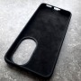 Чехол для Huawei P50, Silicone Case с логотипом Mi, черный