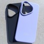 Чехол для Huawei Pura 70, Silicone Case, с логотипом, черный