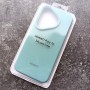 Чехол для Huawei Pura 70, Silicone Case, с логотипом, ментол
