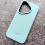 Чехол для Huawei Pura 70, Silicone Case, с логотипом, ментол