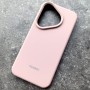 Чехол для Huawei Pura 70, Silicone Case, с логотипом, розовый песок