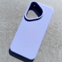 Чехол для Huawei Pura 70, Silicone Case, с логотипом, фиолетовый