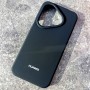 Чехол для Huawei Pura 80, Silicone Case, с логотипом, черный