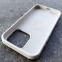 Чехол для iPhone 15 Pro Silicone Case, с логотипом, белый