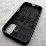 Чехол для iPhone 16 Silicone Case, с логотипом, черный