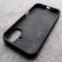 Чехол для iPhone 16 Silicone Case, с логотипом, серый