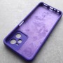 Чехол для Realme C35, Silicone Case, с логотипом, темно-фиолетовый
