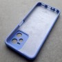 Чехол на Realme C35, Silicone Case, с логотипом, фиолетовый