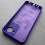 для Realme C30 чехол , Silicone Case с логотипом Mi, темно-фиолетовый