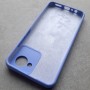 Чехол для смартфона Realme C30, Silicone Case с логотипом Mi, фиолетовый