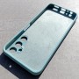 Чехол для Samsung A05S, Silicone Case, с логотипом, ментоловый