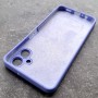 Чехол для Samsung A06, Silicone Case, с логотипом, purple