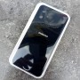 Чехол для Samsung A07, Silicone Case, с логотипом, черный