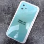 Чехол для Samsung A07, Silicone Case, с логотипом, мятный