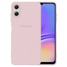 Чехол для Samsung A07, Silicone Case, с логотипом, розовый песок