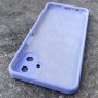 Чехол для Samsung A07, Silicone Case, с логотипом, фиалковый