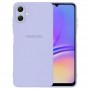 Чехол для Samsung A07, Silicone Case, с логотипом, фиалковый
