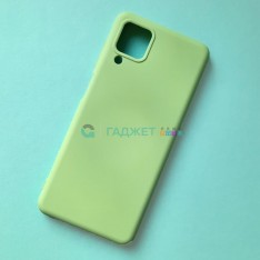 Cиликоновый чехол для Samsung A12, светло-зеленый