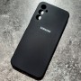 Чехол для Самсунг Гэлэкси А14, Silicone Case с логотипом, черный