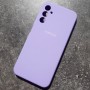 Самсунг А14, Silicone Case с логотипом, фиолетовый