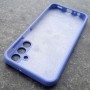 Чехол для Samsung A15 Silicone Case, с логотипом, фиалковый