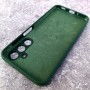 Чехол для Samsung A16 Silicone Case, с логотипом, хаки