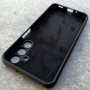 Чехол для Samsung A16 Silicone Case, с логотипом, черный