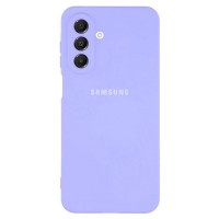 Чехол для Samsung A17, Silicone Case, с логотипом, фиалка
