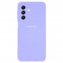 Чехол для Samsung A17, Silicone Case, с логотипом, фиалка