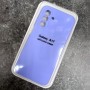 Чехол для Samsung A17, Silicone Case, с логотипом, фиалка