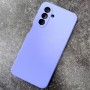 Чехол для Samsung A17, Silicone Case, с логотипом, фиалка