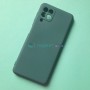 Силиконовый чехол для Samsung A22, темно-зеленый