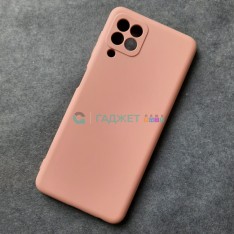 Силиконовый чехол для Samsung A22, розовый песок