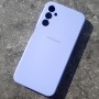 Чехол для Samsung A24, Silicone Case, с логотипом, фиолетовый