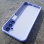 Чехол для Samsung A24, Silicone Case, с логотипом, фиолетовый