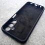 Чехол для Samsung A25 Silicone Case, с логотипом, черный