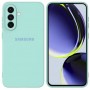 Чехол для Samsung A26 Silicone Case, с логотипом, ментол