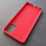 Силиконовый чехол для Samsung A31, красная камелия