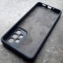 Чехол для Samsung A33, Silicone Case, темно-сине-серый матовый