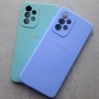 Чехол на Samsung A33, Silicone Case, с логотипом, ментоловый