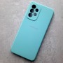 Чехол на Samsung A33, Silicone Case, с логотипом, ментоловый