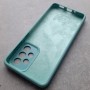 Чехол на Samsung A33, Silicone Case, с логотипом, ментоловый