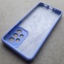 Чехол для Samsung A33, Silicone Case, с логотипом, фиолетовый