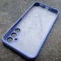 Чехол для Samsung A34, Silicone Case, с логотипом, фиолетовый Чехол для Samsung A34, Silicone Case, с логотипом, фиолетовый