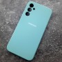 Чехол для Samsung A34, Silicone Case, с логотипом, ментол Чехол для Samsung A34, Silicone Case, с логотипом, ментол