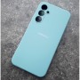 Чехол для Samsung A35 Silicone Case, с логотипом, ментоловый