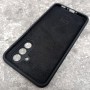 Чехол для Samsung A36 Silicone Case, с логотипом, черный