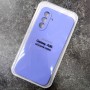 Чехол для Samsung A36 Silicone Case, с логотипом, фиалковый